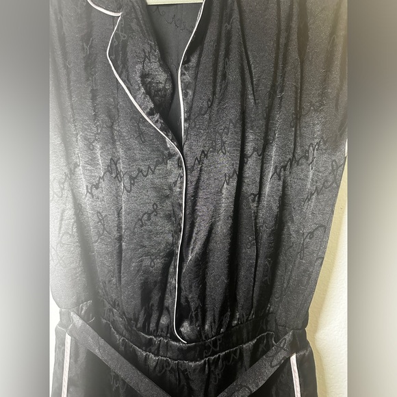 🖤 Silky Victoria’s Secret Romper Jammies 🖤 - Picture 4 of 8